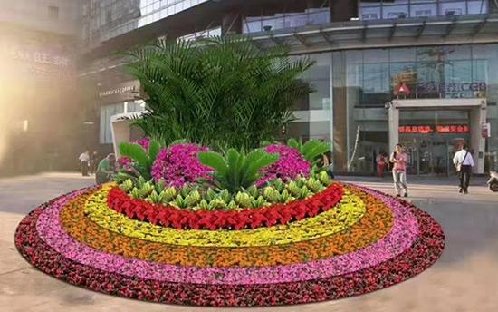 節(jié)日花壇